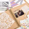 image:imageGOTIDEAL 80 Pages Scrapbook Album with 10 Metallic MarkersCraft Paper Photo Album for Wedding and Anniversary Family DIY Scrapbook Accessories with Scrapbooking Stickers CornersBlackYellow