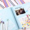 image:imageGOTIDEAL 80 Pages Scrapbook Album with 10 Metallic MarkersCraft Paper Photo Album for Wedding and Anniversary Family DIY Scrapbook Accessories with Scrapbooking Stickers CornersBlackBlue