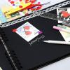 image:imageGOTIDEAL 80 Pages Scrapbook Album with 10 Metallic MarkersCraft Paper Photo Album for Wedding and Anniversary Family DIY Scrapbook Accessories with Scrapbooking Stickers CornersBlackBlack