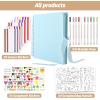 image:imageGOTIDEAL 80 Pages Scrapbook Album with 10 Metallic MarkersCraft Paper Photo Album for Wedding and Anniversary Family DIY Scrapbook Accessories with Scrapbooking Stickers CornersBlackBlue