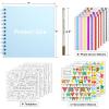 image:imageGOTIDEAL 80 Pages Scrapbook Album with 10 Metallic MarkersCraft Paper Photo Album for Wedding and Anniversary Family DIY Scrapbook Accessories with Scrapbooking Stickers CornersBlackBlue