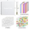 image:imageGOTIDEAL 80 Pages Scrapbook Album with 10 Metallic MarkersCraft Paper Photo Album for Wedding and Anniversary Family DIY Scrapbook Accessories with Scrapbooking Stickers CornersBlackWhite