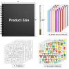 image:imageGOTIDEAL 80 Pages Scrapbook Album with 10 Metallic MarkersCraft Paper Photo Album for Wedding and Anniversary Family DIY Scrapbook Accessories with Scrapbooking Stickers CornersBlackBlack