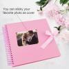 image:imageGOTIDEAL 80 Pages Scrapbook Album with 10 Metallic MarkersCraft Paper Photo Album for Wedding and Anniversary Family DIY Scrapbook Accessories with Scrapbooking Stickers CornersBlackPink