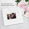 image:imageGOTIDEAL 80 Pages Scrapbook Album with 10 Metallic MarkersCraft Paper Photo Album for Wedding and Anniversary Family DIY Scrapbook Accessories with Scrapbooking Stickers CornersBlackWhite
