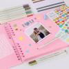 image:imageGOTIDEAL 80 Pages Scrapbook Album with 10 Metallic MarkersCraft Paper Photo Album for Wedding and Anniversary Family DIY Scrapbook Accessories with Scrapbooking Stickers CornersBlackPink