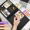 image:imageGOTIDEAL 80 Pages Scrapbook Album with 10 Metallic MarkersCraft Paper Photo Album for Wedding and Anniversary Family DIY Scrapbook Accessories with Scrapbooking Stickers CornersBlackBlack
