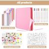 image:imageGOTIDEAL 80 Pages Scrapbook Album with 10 Metallic MarkersCraft Paper Photo Album for Wedding and Anniversary Family DIY Scrapbook Accessories with Scrapbooking Stickers CornersBlackPink