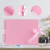 image:imageGOTIDEAL 80 Pages Scrapbook Album with 10 Metallic MarkersCraft Paper Photo Album for Wedding and Anniversary Family DIY Scrapbook Accessories with Scrapbooking Stickers CornersBlackPink