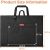 image:imageGOTIDEAL Light Weight Art Portfolio Bag 18x24 Inches Waterproof Art Portfolio Case with Shoulder amp Handle Carry Storage Carrying Bag for Artwork Sketch Drawing Canvas Photography Poster 36x48
