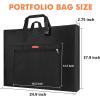 image:imageGOTIDEAL Light Weight Art Portfolio BagSide Widening 36x48 Inches Waterproof Art Portfolio Case with ShoulderampHandle Carry Storage Carrying Bag for Artwork Sketch Drawing Canvas Photography Poster24x36