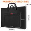 image:imageGOTIDEAL Light Weight Art Portfolio BagSide Widening 36x48 Inches Waterproof Art Portfolio Case with ShoulderampHandle Carry Storage Carrying Bag for Artwork Sketch Drawing Canvas Photography Poster36x48