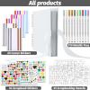 image:imageGotideal 80 Pages Scrapbook Album with 10 Metallic Markers Craft Paper Photo Album for Wedding and Anniversary Family DIY Scrapbook Accessories with Scrapbooking Stickers CornersWhiteWhite