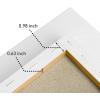 image:imageGOTIDEAL 10Pcs Black Stretched Canvases for Painting Multi Pack 4x4 5x7 8x109x12 11x14 Set of 10 Primed 100 Cotton Artist Blank Canvas Boards for Painting Acrylic Pouring Oil Paint ArtWhite