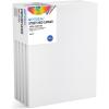 image:imageGOTIDEAL 10Pcs Black Stretched Canvases for Painting Multi Pack 4x4 5x7 8x109x12 11x14 Set of 10 Primed 100 Cotton Artist Blank Canvas Boards for Painting Acrylic Pouring Oil Paint ArtWhite