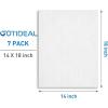 image:imageGOTIDEAL 10Pcs Black Stretched Canvases for Painting Multi Pack 4x4 5x7 8x109x12 11x14 Set of 10 Primed 100 Cotton Artist Blank Canvas Boards for Painting Acrylic Pouring Oil Paint ArtWhite