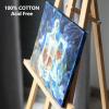 image:imageGOTIDEAL 10Pcs Black Stretched Canvases for Painting Multi Pack 4x4 5x7 8x109x12 11x14 Set of 10 Primed 100 Cotton Artist Blank Canvas Boards for Painting Acrylic Pouring Oil Paint ArtBlack