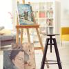 image:imageGOTIDEAL 10Pcs Black Stretched Canvases for Painting Multi Pack 4x4 5x7 8x109x12 11x14 Set of 10 Primed 100 Cotton Artist Blank Canvas Boards for Painting Acrylic Pouring Oil Paint ArtWhite