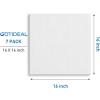 image:imageGOTIDEAL 10Pcs Black Stretched Canvases for Painting Multi Pack 4x4 5x7 8x109x12 11x14 Set of 10 Primed 100 Cotton Artist Blank Canvas Boards for Painting Acrylic Pouring Oil Paint ArtWhite