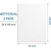 image:imageGOTIDEAL 10Pcs Black Stretched Canvases for Painting Multi Pack 4x4 5x7 8x109x12 11x14 Set of 10 Primed 100 Cotton Artist Blank Canvas Boards for Painting Acrylic Pouring Oil Paint ArtWhite