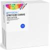 image:imageGOTIDEAL 10Pcs Black Stretched Canvases for Painting Multi Pack 4x4 5x7 8x109x12 11x14 Set of 10 Primed 100 Cotton Artist Blank Canvas Boards for Painting Acrylic Pouring Oil Paint ArtWhite