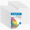 image:imageGOTIDEAL Bulk Canvas Boards for Painting 8x10 inch Value Pack of 40 Gesso Primed Canvases for Painting  100 Cotton Art Supplies Canvas for Acrylic Paint Pouring Oil Paint9x12 inch