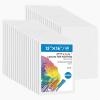 image:imageGOTIDEAL Bulk Canvas Boards for Painting 8x10 inch Value Pack of 40 Gesso Primed Canvases for Painting  100 Cotton Art Supplies Canvas for Acrylic Paint Pouring Oil Paint12x16 inch