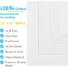 image:imageGOTIDEAL Bulk Canvas Boards for Painting 8x10 inch Value Pack of 40 Gesso Primed Canvases for Painting  100 Cotton Art Supplies Canvas for Acrylic Paint Pouring Oil Paint12x16 inch