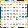 image:imageGOTIDEAL Acrylic Paint MarkersAcrylic Brush Markers Paint Pens No Bleed Paint markers for FabricWoodRocksCanvas PaintingGlassCeramicArt Craft Supplies24 Colors72 Colors