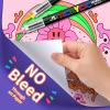 image:imageGOTIDEAL Acrylic Paint MarkersAcrylic Brush Markers Paint Pens No Bleed Paint markers for FabricWoodRocksCanvas PaintingGlassCeramicArt Craft Supplies24 Colors168 Colors