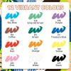 image:imageGOTIDEAL Acrylic Paint MarkersAcrylic Brush Markers Paint Pens No Bleed Paint markers for FabricWoodRocksCanvas PaintingGlassCeramicArt Craft Supplies24 Colors12 Colors