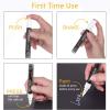 image:imageGOTIDEAL Liquid Chalk Markers Fine Tip 8 Colors Washable Window Chalkboard Glass Pens Paint and Drawing for Car Blackboard amp BistroNonToxicWet Erase  Reversible Tip6mmWhite
