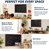 image:imageGOTIDEAL Chalkboard Calendar 24x 18 Magnetic Chalk Calendar for Wall  Magnetic Framed Chalkboard Calendar for WallBlackboard Calendar for Office Kitchen School amp Home24 x 18