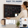 image:imageGOTIDEAL Chalkboard Calendar 24x 18 Magnetic Chalk Calendar for Wall  Magnetic Framed Chalkboard Calendar for WallBlackboard Calendar for Office Kitchen School amp Home24 x 18