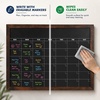 image:imageGOTIDEAL Chalkboard Calendar 24x 18 Magnetic Chalk Calendar for Wall  Magnetic Framed Chalkboard Calendar for WallBlackboard Calendar for Office Kitchen School amp Home24 x 18
