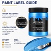 image:imageGOTIDEAL Metallic Gold Acrylic Paint Gold Leaf Large Paint 500ml169ozMetallic Blue