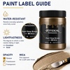 image:imageGOTIDEAL Metallic Gold Acrylic Paint Gold Leaf Large Paint 500ml169ozMetallic Bronze