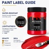 image:imageGOTIDEAL Metallic Gold Acrylic Paint Gold Leaf Large Paint 500ml169ozScarlet Red
