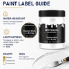 image:imageGOTIDEAL Metallic Gold Acrylic Paint Gold Leaf Large Paint 500ml169ozTitanium White