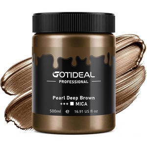 image:imageGOTIDEAL Metallic Gold Acrylic Paint Gold Leaf Large Paint 500ml169ozMetallic Bronze